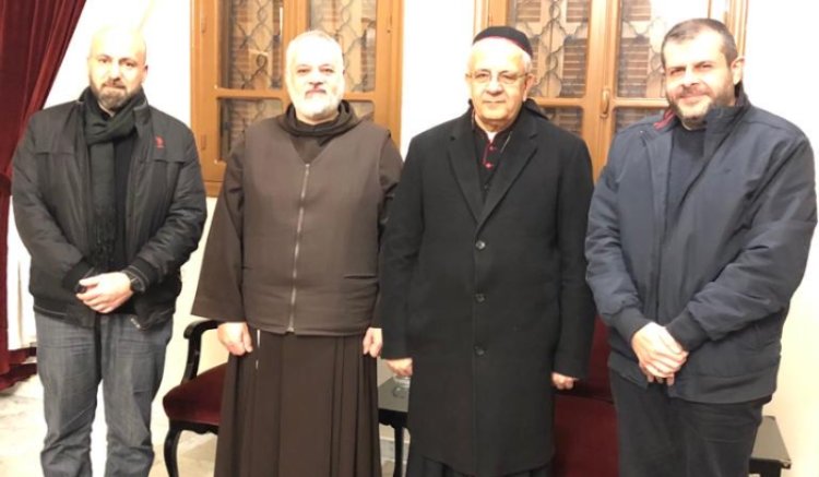 وفد من حزب الله زار العمار في صيدا مهنئا بعيد مار مارون