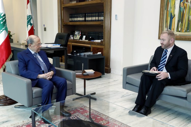 الرئيس عون استقبل سفير نيوزيلندا ويترأس جلسة مجلس الوزراء عند الثالثة