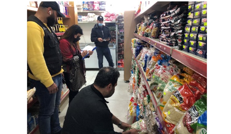 تسطير محاضرضبط  بمخالفين..مراقبو الاقتصاد جالوا اليوم في صور