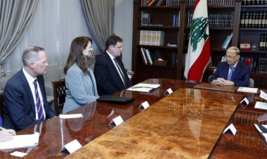 عون ابلغ وفد الخزانة الاميركي استمرار لبنان في مكافحة الفساد وأمل بعودة روسيا واوكرانيا الى لغة الحوار