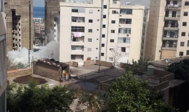 بالصور: تصاعد دخان كثيف في صربا.. فما السبب؟