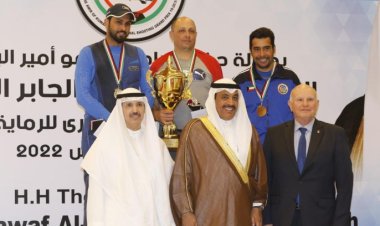 ايلي بجاني بطل دورة امير الكويت في الرماية من الحفرة الاولمبية