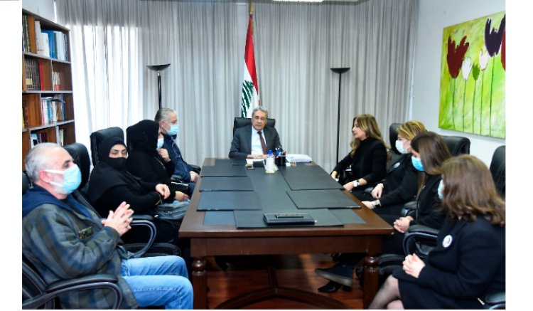 وفد من جمعية أهالي ضحايا المرفأ زار وزير العدل