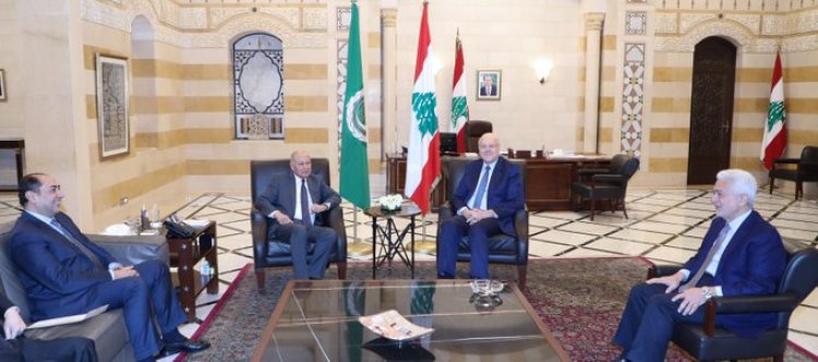ابو الغيط من السراي: المبادرة موجودة بصفة عامة  ويمكن القول اننا نأمل ان تتحرك