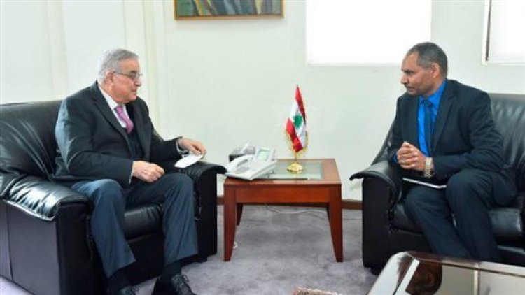 بو حبيب استقبل طراف وبحثا في تداعيات الأزمة الأوكرانية على لبنان