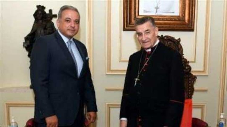 الراعي تسلّم من المرتضى دعوة لإحياء عيد البشارة
