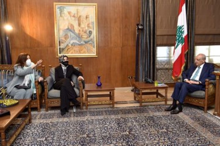 بري استقبل مستشارة الرئيس بايدن ونائبة الأمین العام للأمم المتحدة