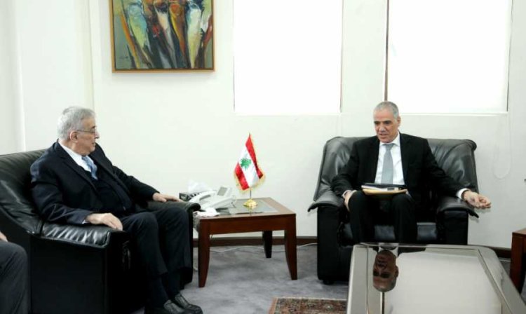 بوحبيب يلتقي مع طراف ووفد دول مجموعة السبع