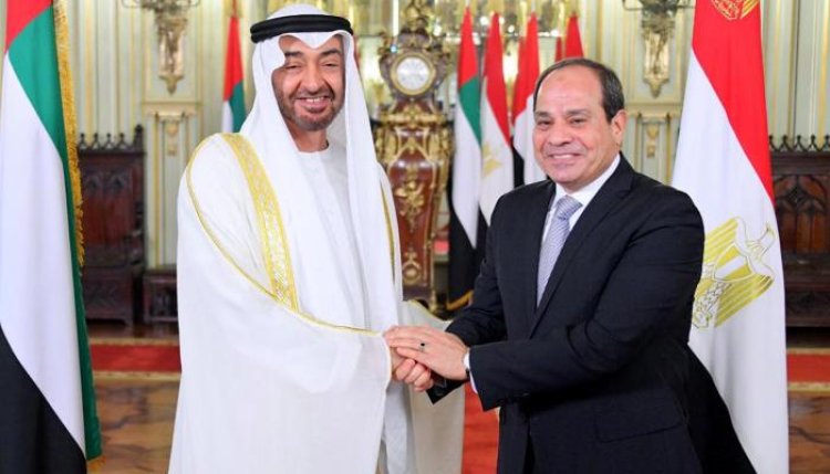 محمد بن زايد والسيسي بحثا في شرم الشيخ في تعزيز التعاون والتنسيق الإماراتي ــ المصري