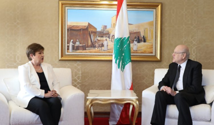 ميقاتي اختتم زيارته قطر باجتماع مع المديرة التنفيذية لصندوق النقد الدولي والتقى السفيرة بري