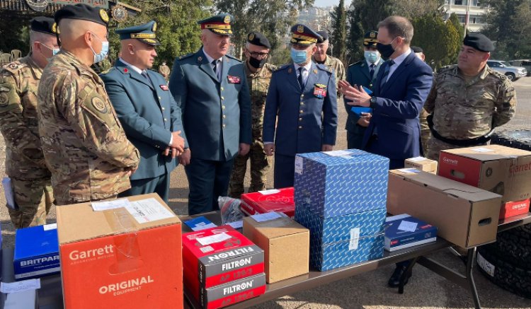 الجيش اعلن تسلم هبة مقدمة من السلطات البريطانية