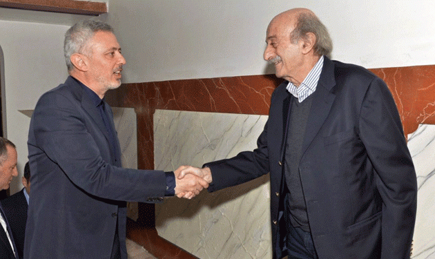 بالصور: جنبلاط وفرنجية في باريس