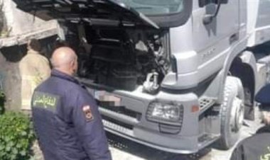 حريق داخل صهريج للمحروقات في عاليه