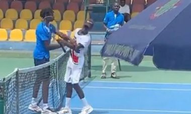 على طريقة ويل سميث.. فيديو للاعب تنس يصفع خصمه
