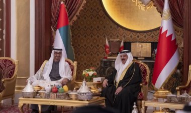 ولي عهد أبوظبي يبحث مع ملك البحرين العلاقات الأخوية‎‎