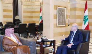ميقاتي يستقبل السفير السعودي في السرايا