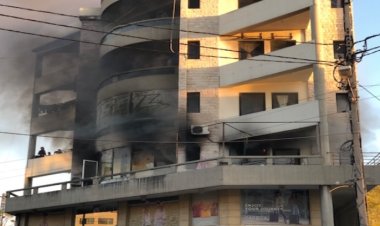 اصابة طفلة جراء حريق داخل شقة سكنية