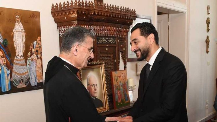  الراعي يبحث مع أبو حيدر الملف الغذائي