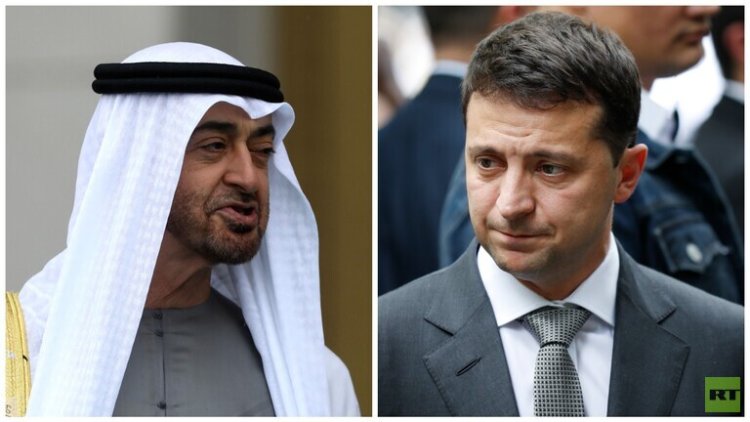 زيلينسكي يدعو محمد بن زايد للمشاركة في إعادة إعمار أوكرانيا