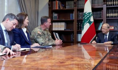 عون يستقبل القائد الجديد للقيادة الوسطى الأميركية في حضور شيا