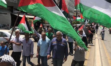 مسيرة أعلام فلسطينية في صيدا ردًا على مسيرة الأعلام الاستيطانية في القدس