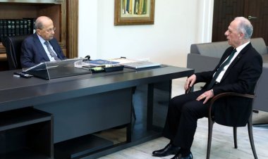 عون عرض مع سليم الاوضاع الامنية ونتائج زيارة هوكشتاين