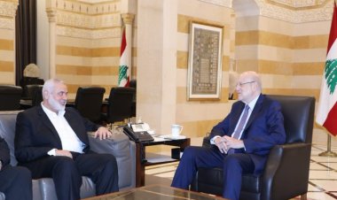 هنية بعد لقاء ميقاتي: وحدة لبنان واستقراره وأمنه قوة لفلسطين