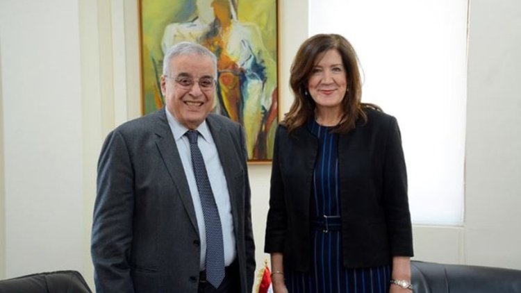 بوحبيب يبحث مع السفيرة الأميركية ملف ترسيم الحدود البحرية الجنوبية