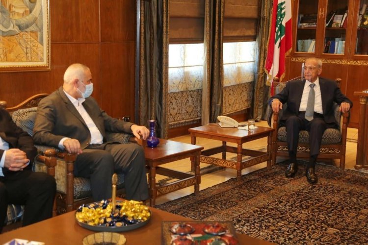 هنية بعد لقائه الرئيس بري : قوة لبنان واستقراره هو قوة لفلسطين وعافية