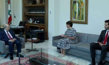 السفيرة الفرنسية دعت الى احترام المهل الدستورية والوصول الى نتائج ايجابية في الترسيم البحري