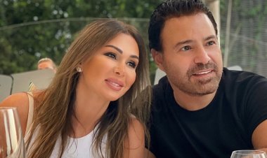 عاصي الحلاني وزوجته يحدثان ضجة بسبب ظهورهما على متن طائرة خاصة