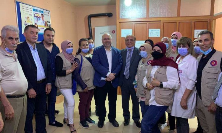 جولة للأبيض في البقاع الغربي وراشيا على مراكز الرعاية الصحية الأولية والمستشفيات
