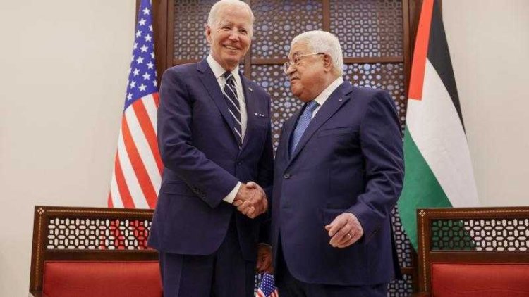 بايدن يدعم إقامة دولة فلسطينية وعباس يحذر من "نفاد الوقت"