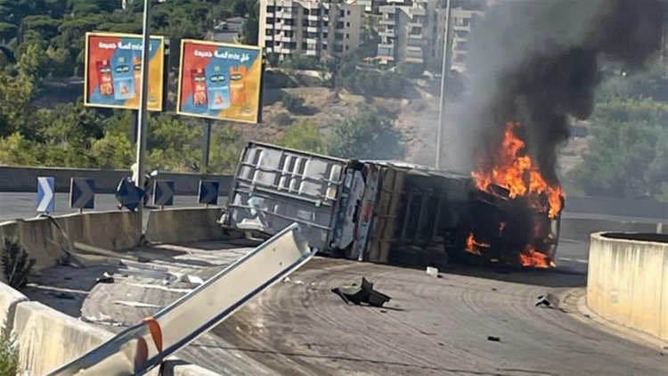 بالصّور: حادث سير مروّع على أوتوستراد المتن السريع