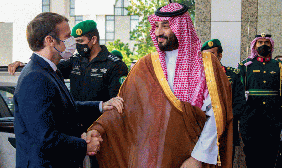 ماكرون يلتقي بن سلمان