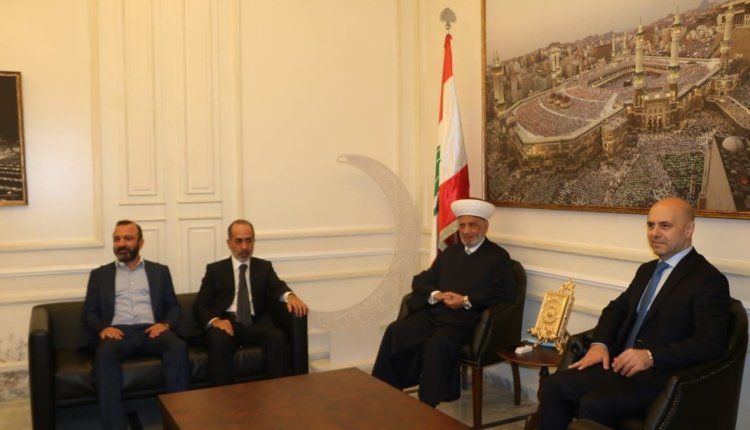 دريان التقى وفداً من "القوات اللبنانية" في دار الفتوى